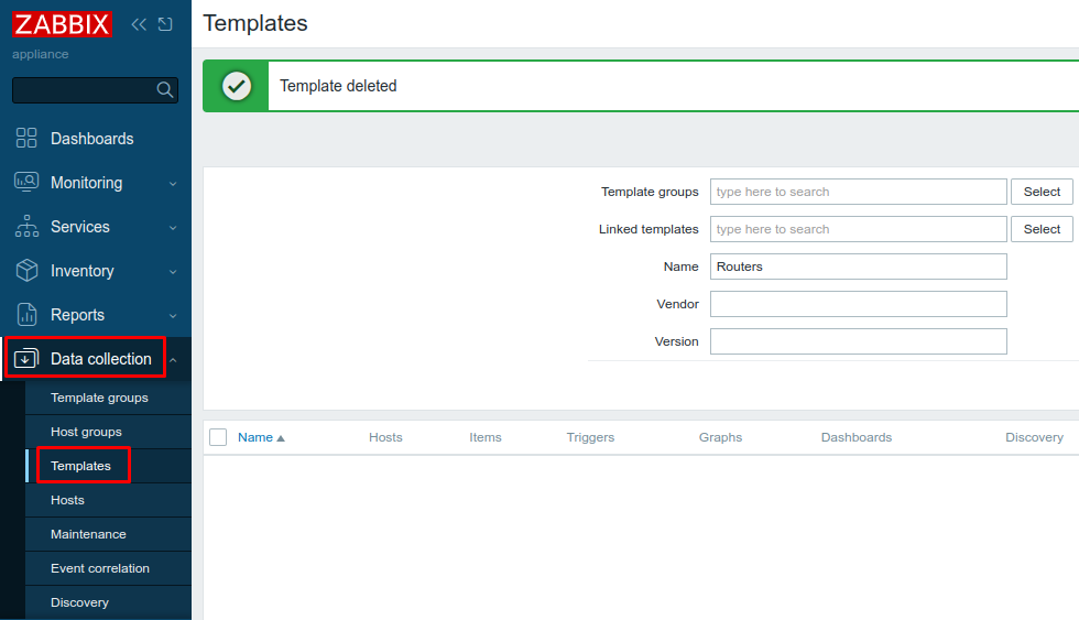 zabbix template 1